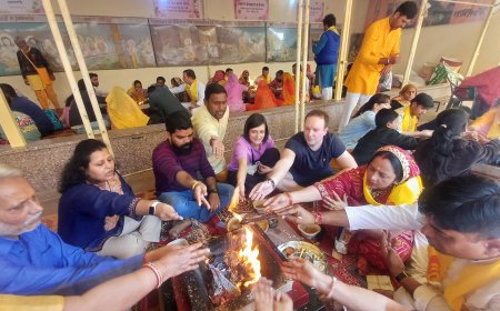 गोविंद देवजी मंदिर में नौ कुंडीय गायत्री महायज्ञ