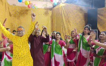 पर्यावरण एवं जल सरंक्षण संदेश के साथ मनाया फागोत्सव