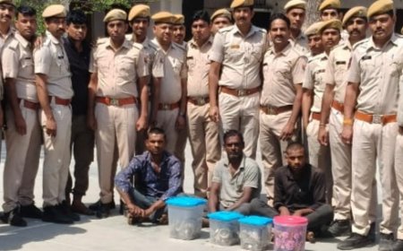 चोरी की वारदात का 48 घंटे में खुलासा, 3 अभियुक्त गिरफ्तार