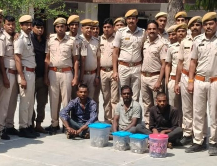 चोरी की वारदात का 48 घंटे में खुलासा, 3 अभियुक्त गिरफ्तार