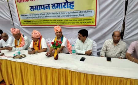 निवाई में धार्मिक संस्कार शिक्षण शिविर का समापन समारोह आयोजित