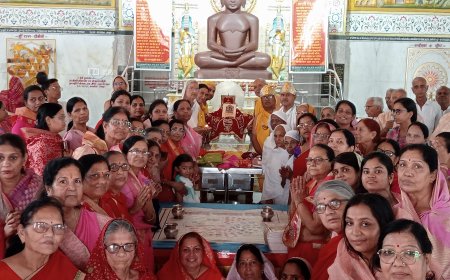 पुण्यशाली ही मां जिनवाणी की आराधना कर सकता है : सरस्वती मती माताजी