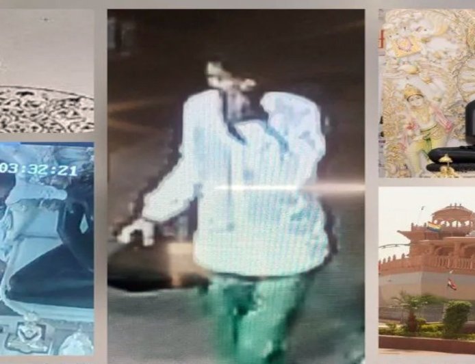 स्वस्ति धाम से आभामंडल चुराने वाला गिरफ्तार