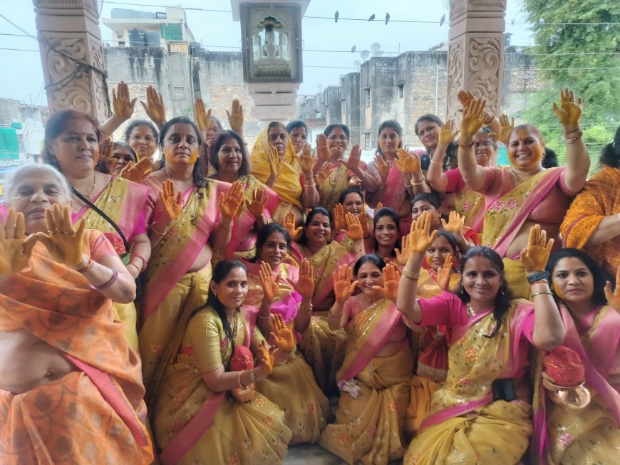 झंडारोहण के साथ भव्य वेदी प्रतिष्ठा महोत्सव शुभारंभ