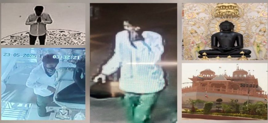 स्वस्ति धाम से आभामंडल चुराने वाला गिरफ्तार