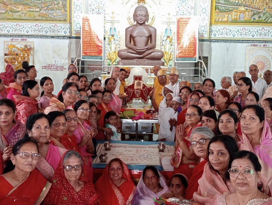 पुण्यशाली ही मां जिनवाणी की आराधना कर सकता है : सरस्वती मती माताजी
