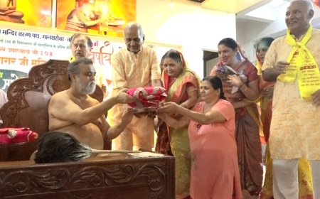 वर्षायोग संत का चातुर्मास समाज का हो तभी आनंद की प्राप्ति :  ऊर्जयंत सागर