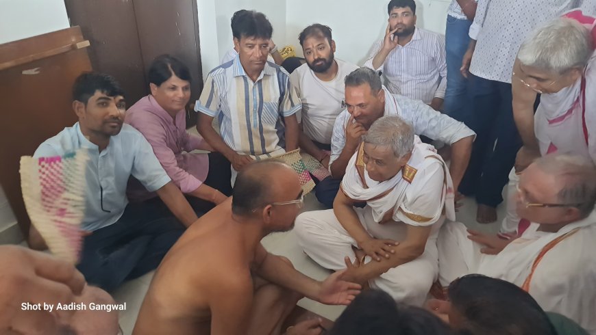 निवाई के श्रद्धालुओं ने जहाजपुर में मनाया 36 वां आचार्य पदारोहण समारोह