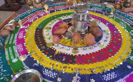 समवशरण के अनुष्ठान में 108 पूजार्थियो ने आराधना की