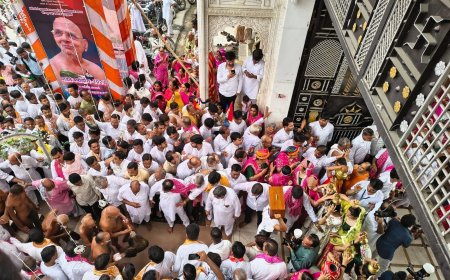 आचार्यश्री वर्धमान सागर जी का टोंक में भव्य मंगल प्रवेश