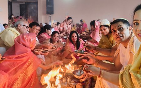 विश्व शांति महायज्ञ एवं सामुहिक कलशाभिषेक के साथ संपन्न हुआ श्री सिद्धचक्र महामंडल विधान