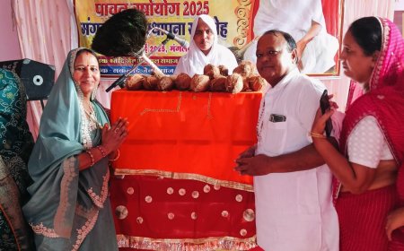 चातुर्मास मंगल कलश स्थापना