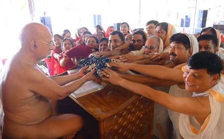 णमोकार मंत्र आत्मा की रक्षा का वाहन, धर्म  जीवन यात्रा का सुरक्षित हाईवे" : आचार्यश्री