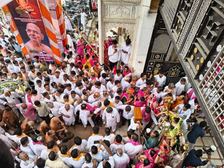 आचार्यश्री वर्धमान सागर जी का टोंक में भव्य मंगल प्रवेश