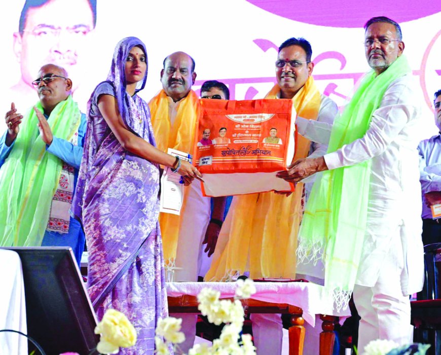 गरीबी और बीपीएल मुक्त गांव बनाएंगे : भजनलाल शर्मा