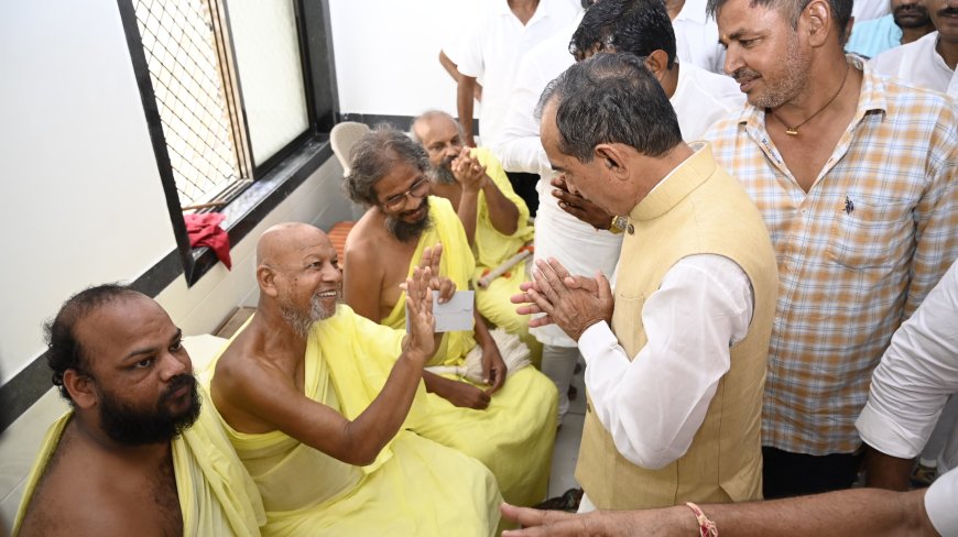 प्रदेश अध्यक्ष मदन राठौड़ ने पाली और बालोतरा में साधु-संतों से लिया आशीर्वाद