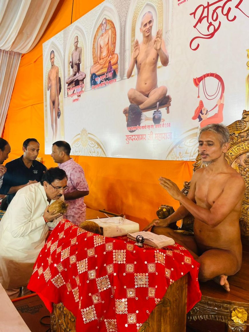 गुरु पूर्णिमा पर भाजपा द्वारा संतों एवं महात्माओं का बहुमान