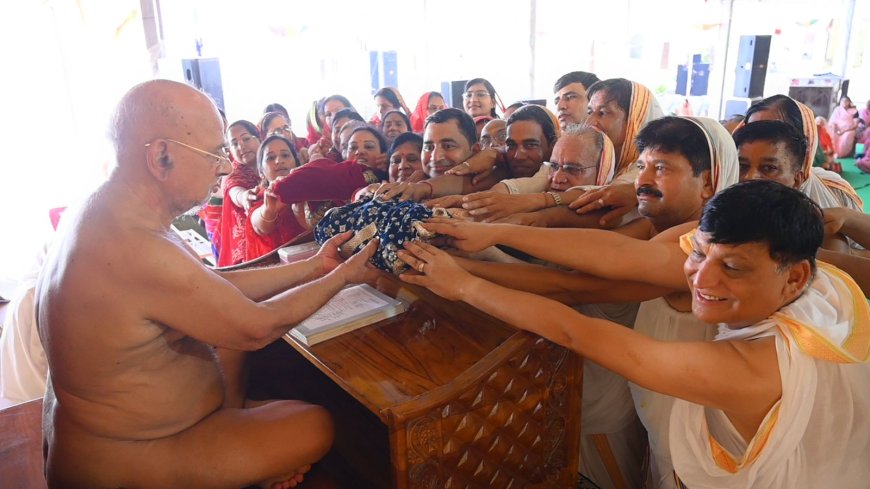 णमोकार मंत्र आत्मा की रक्षा का वाहन, धर्म  जीवन यात्रा का सुरक्षित हाईवे" : आचार्यश्री