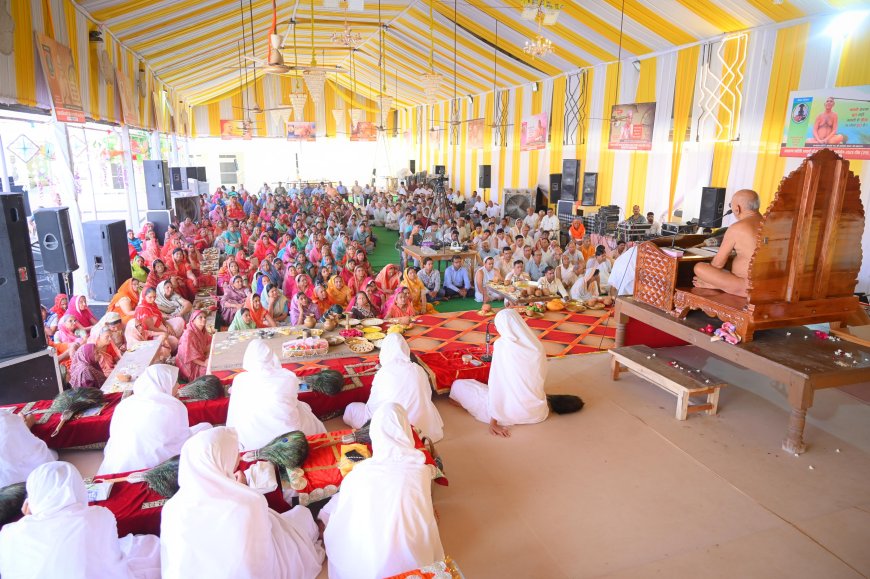 णमोकार मंत्र आत्मा की रक्षा का वाहन, धर्म  जीवन यात्रा का सुरक्षित हाईवे" : आचार्यश्री