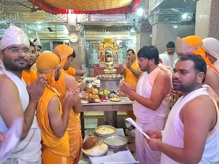 निवाई में भगवान पार्श्वनाथ का निर्वाण महोत्सव धूमधाम से मनाया