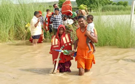 जल भराव वाले क्षेत्रों में आमजन की मदद के लिए राहत टीमें अलर्ट मोड पर