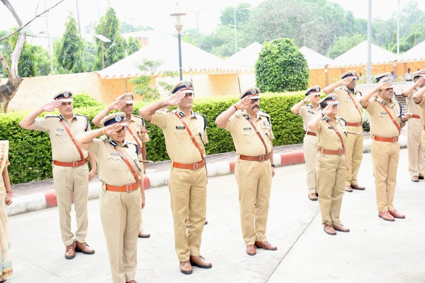 स्वतंत्रता दिवस पर पुलिस मुख्यालय, जयपुर में उमड़ा देशभक्ति का जज्बा