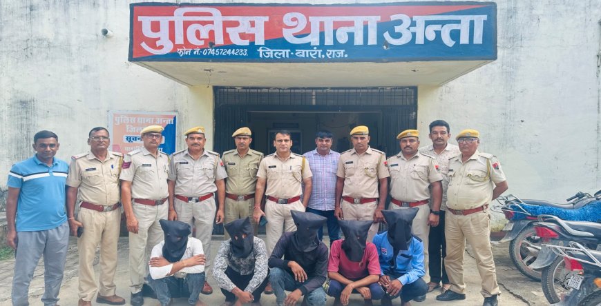 पेट्रोल पंप डकैती का 6 घंटे में पर्दाफाश