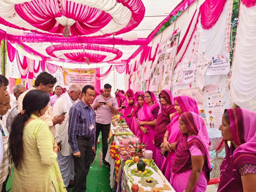 सेवा पर्व पखवाड़ा के तहत ग्रामीण सेवा शिविर का आयोजन