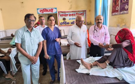 नेत्र लेंस प्रत्यारोपण शिविर में 15 रोगियों का सफल आपरेशन