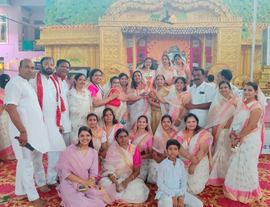 “विशुद्ध वर्धनी महिला मंडल निवाई ने राष्ट्रीय अधिवेशन में प्राप्त किया प्रथम स्थान”