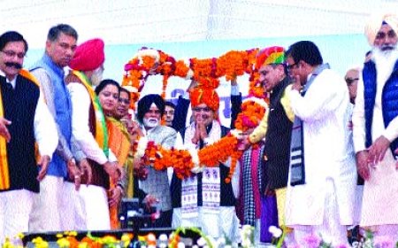 भजनलाल ने किसानों के लिए खोला पिटारा, 1,717 करोड़ की दी सौगातें