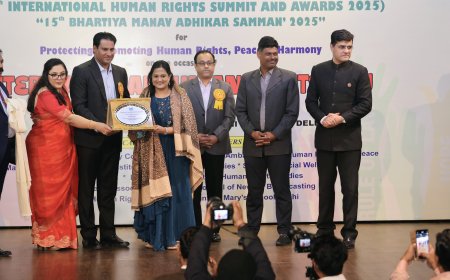 डॉ. कृति भारती को इंटरनेशनल विमेन ऑफ करेज अवॉर्ड 2025 से नवाजा