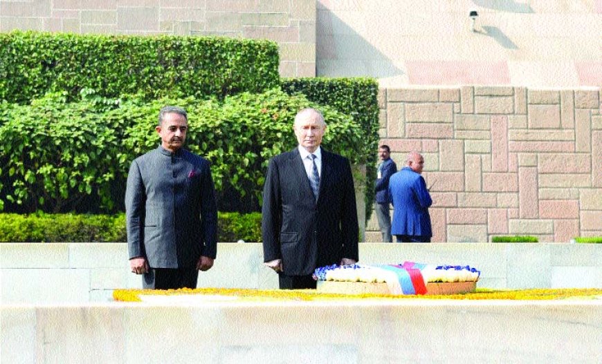 विश्व शांति में महात्मा गांधी का योगदान: व्लादिमीर पुतिन