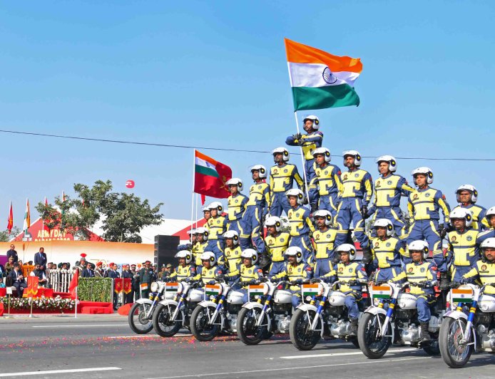 सैन्य परंपरा, शौर्य और अत्याधुनिक क्षमताओं का शानदार प्रदर्शन