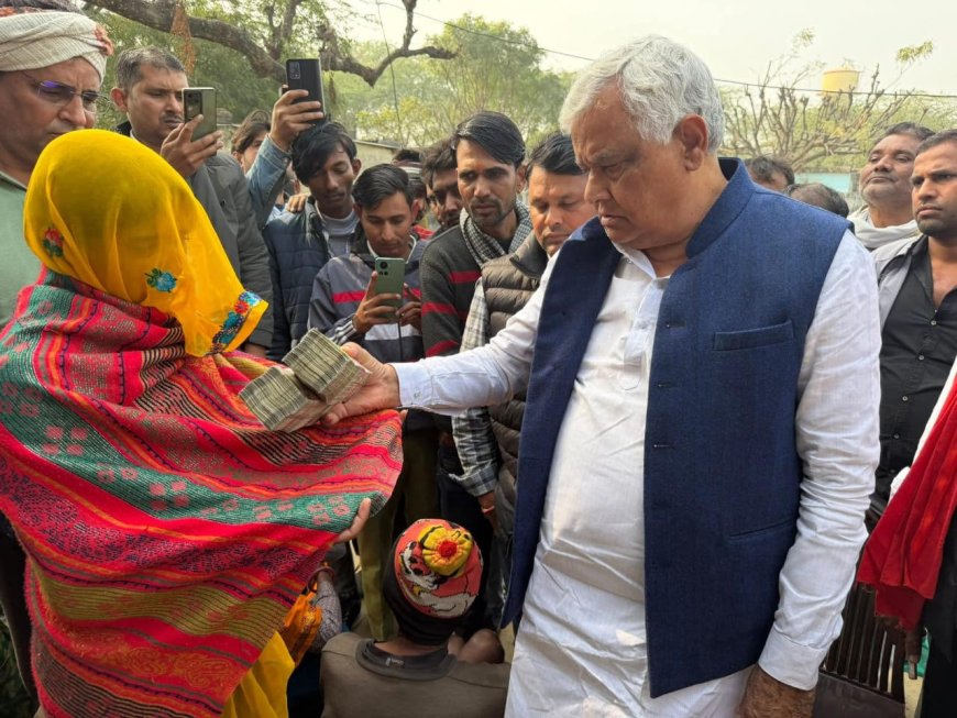 किरोड़ी बाबा को मेरी उम्र लग जाए..." लिखने वाले प्रशंसक के घर पहुंचे मंत्री