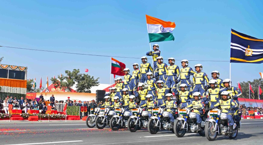 सैन्य परंपरा, शौर्य और अत्याधुनिक क्षमताओं का शानदार प्रदर्शन