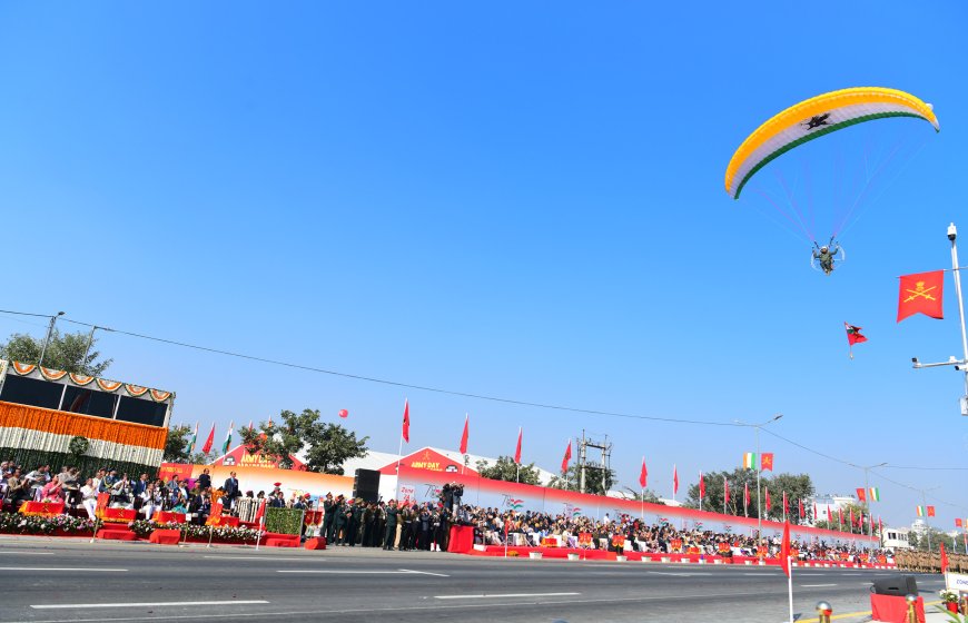 सैन्य परंपरा, शौर्य और अत्याधुनिक क्षमताओं का शानदार प्रदर्शन