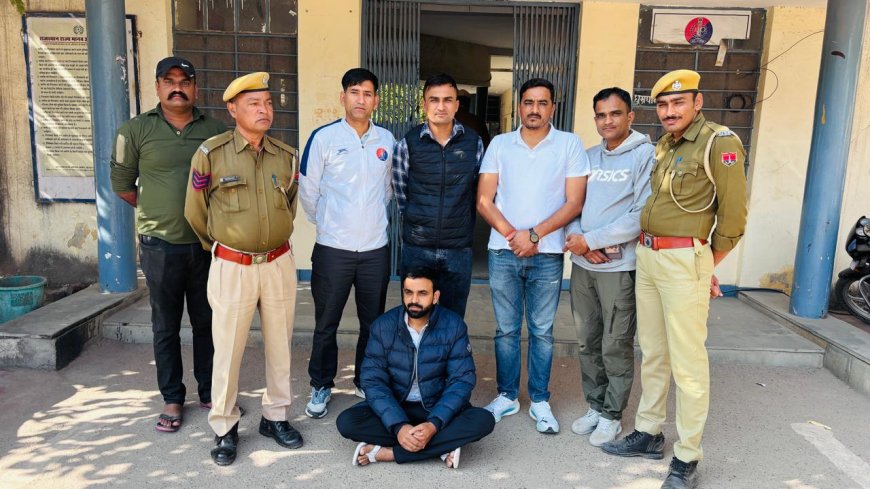 50 हजार का इनामी तस्कर डाकूड़ा को सांचौर में पकड़ा