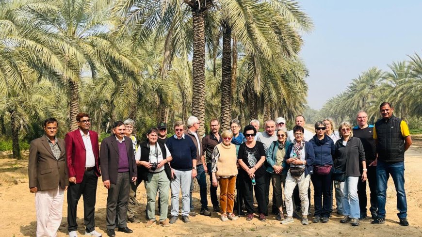 एग्रो टूरिज्म के जरिए क्षेत्र के कृषि शोध व अनुसंधान से हुए रुबरु