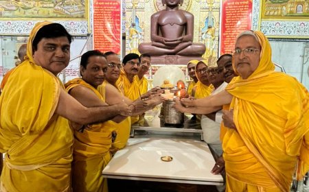 भगवान सुपार्श्वनाथ मोक्ष कल्याणक धूमधाम से मनाया