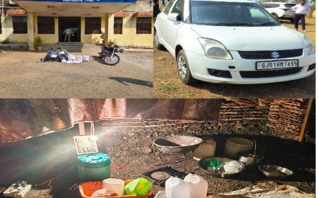 झोपड़ी में चल रही एमडी ड्रग्स की फैक्ट्री का भंडाफोड़