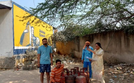 घरेलू एलपीजी के दुरुपयोग व कालाबाजारी पर जिला रसद अधिकारी का बड़ा एक्शन