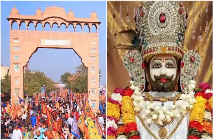 खाटूधाम में आध्यात्मिक अनुभूति का दिव्य नजारा