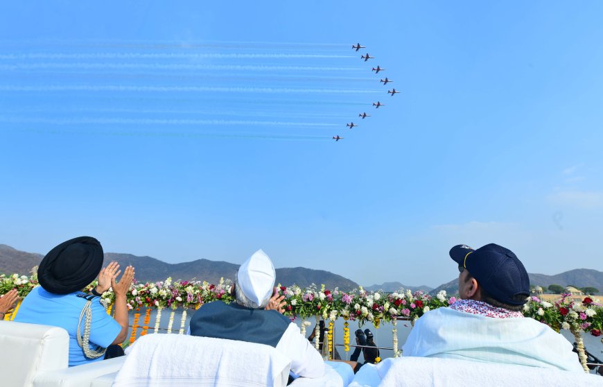 आसमान में गूंजा  ‘‘खम्मा घणी‘‘ और ‘‘राम-राम सा‘