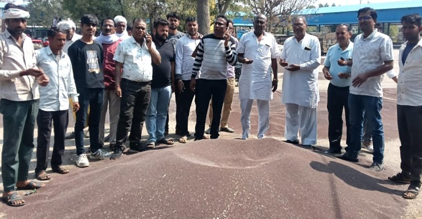 कृषि उपज मण्डी में सरसों की बम्पर आवक