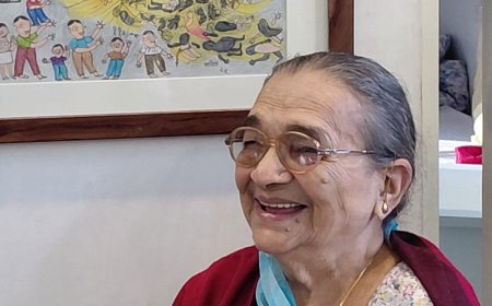 सविता द्विवेदी जीजी के बनाए चित्रों की प्रदर्शनी  7 मार्च  से