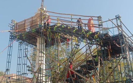 आर्यिका स्वस्ति भूषण माताजी का भव्य मंगल प्रवेश,