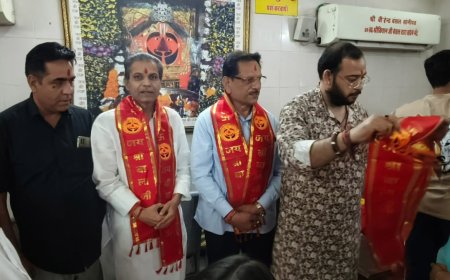 भाजपा प्रदेश मीडिया संयोजक वशिष्ठ ने किए सालासर बालाजी के दर्शन