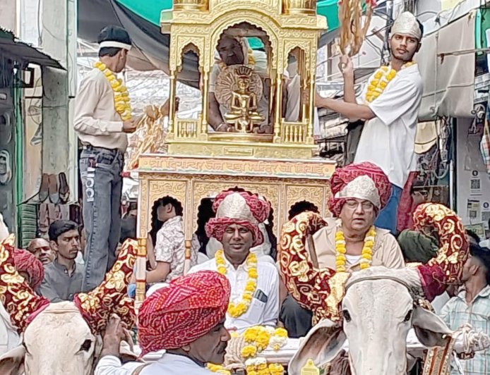 भगवान महावीर के जयकारों से गुंज उठा निवाई शहर
