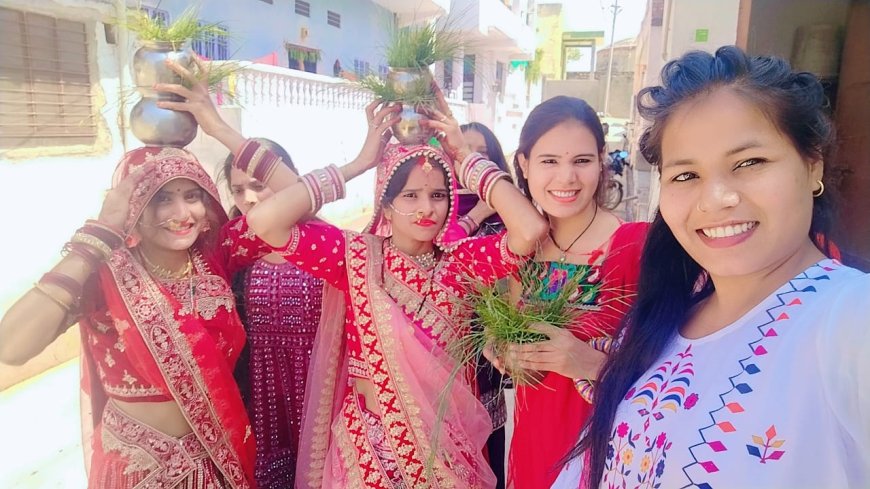 हर्षोल्लास के साथ मनाया गया गणगौर का पर्व